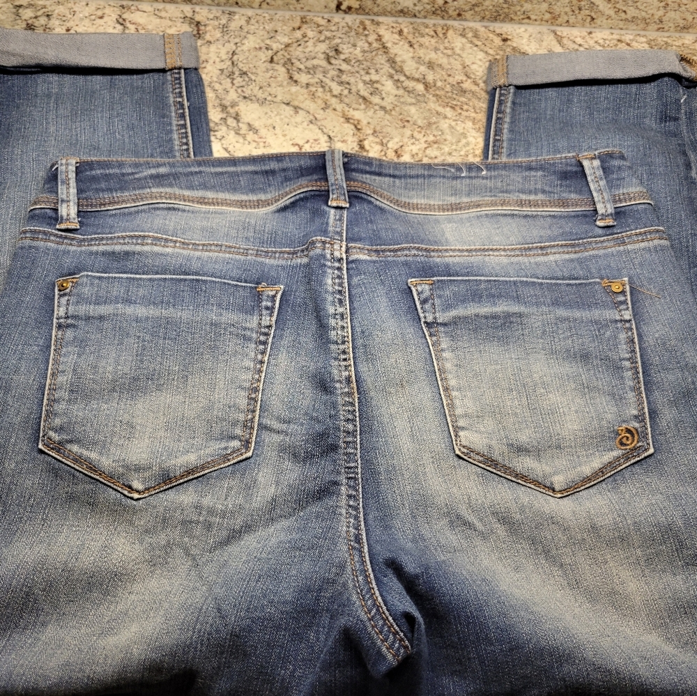 Indigo Rein Kohls Kohl's Size 13 Capri Capris Crop Medium Blue Denimn Jeans